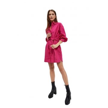 Rochie de dama -  Bumbac - Roz - Roz