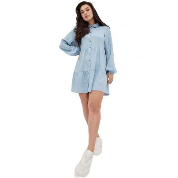 Rochie de dama -  Lyocell - Albastru -