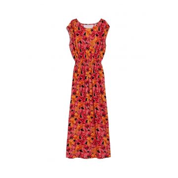 Rochie de dama -  Viscoza - Multicolor - Multicolor