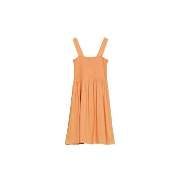 Rochie de dama -  Viscoza - Portocaliu - Portocaliu