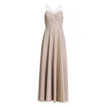 Rochie de seara -  auriu - poliester