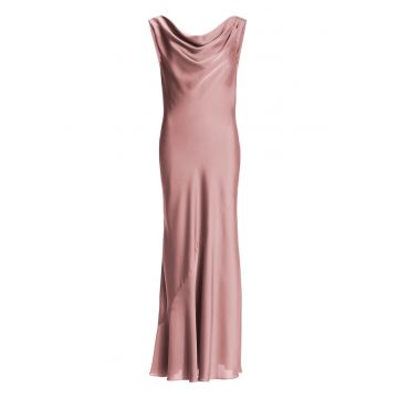 Rochie de seara dama -  fermoar - roz - Roz