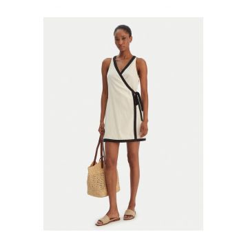 Rochie de vara -  sintetic - bej