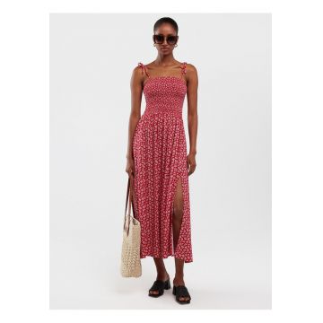 Rochie evazata cu slit lateral Lamboni
