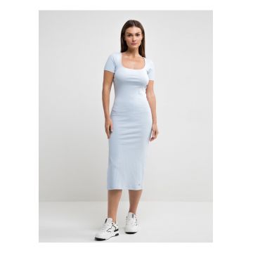 Rochie midi bodycon cu decolteu patrat Edmi