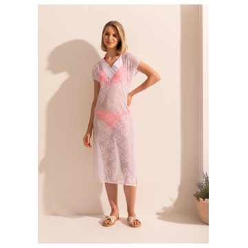 Rochie Plaja Aeris Colectie - Alb