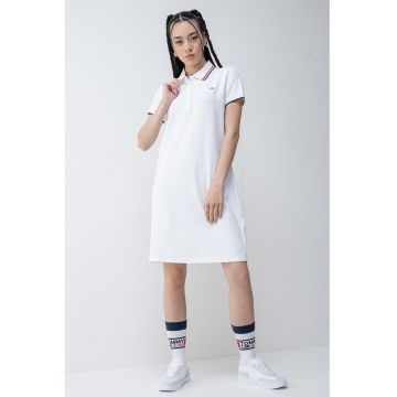 Rochie polo scurta - Alb
