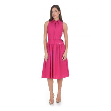 Rochie camasa fara maneci din bumbac