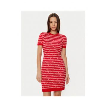 Rochie cambrata cu logo -