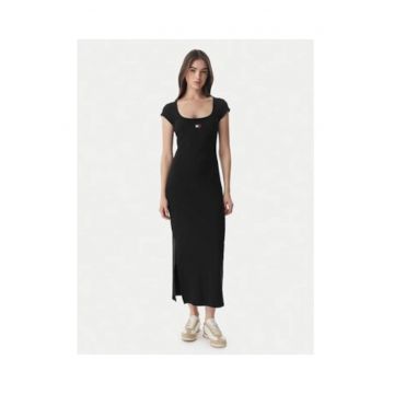 Rochie casual din amestec de bumbac
