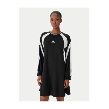 Rochie casual -  poliester reciclat - negru -