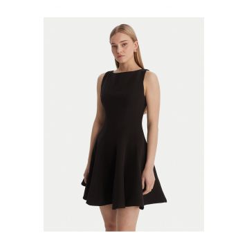 Rochie cocktail -  poliester - negru - Negru