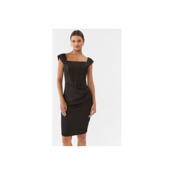 Rochie dama -  303496975 - Poliester - Negru - Negru