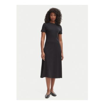 Rochie de bumbac cu maneci scurte
