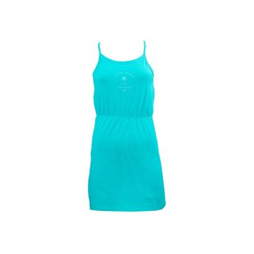 Rochie de fete  Bumbac/Elastan - Turcoaz - Turcoaz