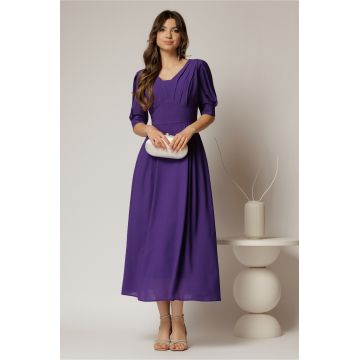 Rochie de ocazie mov lunga de ocazie