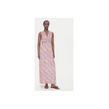 Rochie de vara dama  251-RPOKA - Poliester - Multicolor - Multicolor
