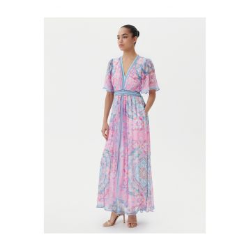 Rochie de vara dama  colorata - roz - violet