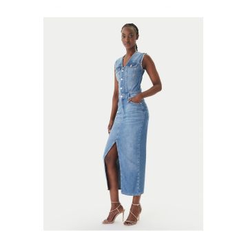 Rochie  din bumbac - Albastru