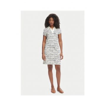 Rochie din bumbac cu maneci scurte