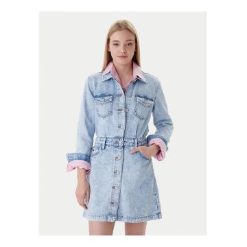 Rochie din denim cu buzunare