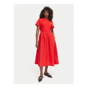 Rochie evazata cu maneca scurta