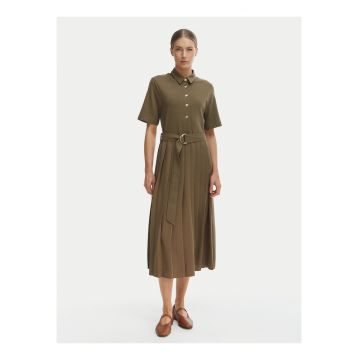 Rochie evazata cu nasturi decorativi