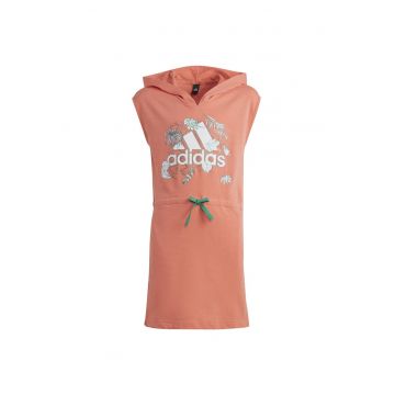 Rochie fete - Adidas - Summerglam - design tropical - bumbac reciclat -