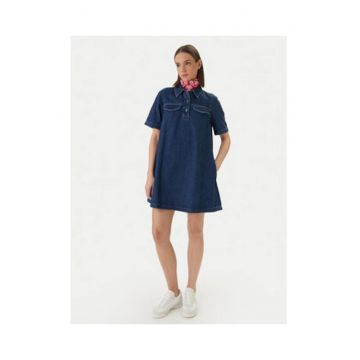 Rochie lejera din denim -