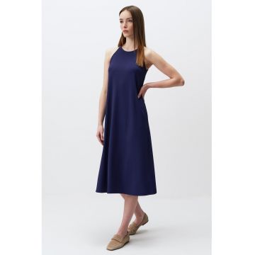 Rochie lejera - fara maneci - Bleumarin