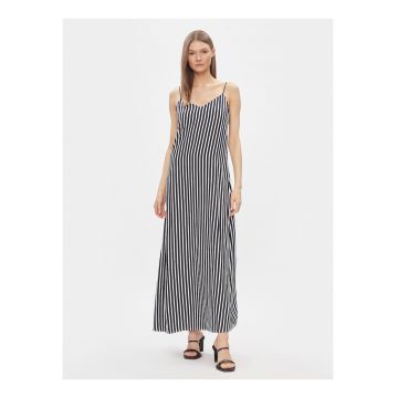 Rochie maxi cu model in dungi