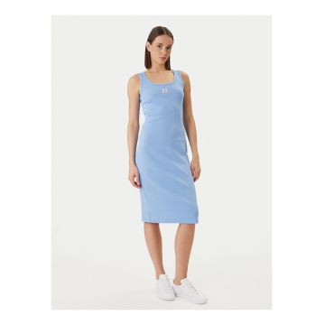 Rochie midi cambrata fara maneci