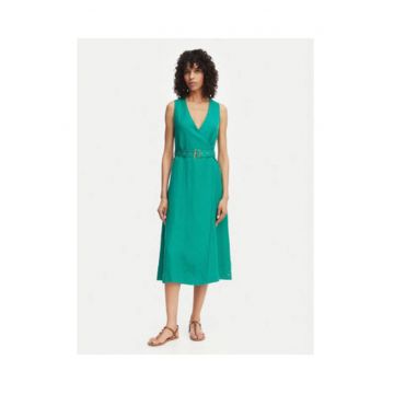 Rochie midi cu decolteu in V