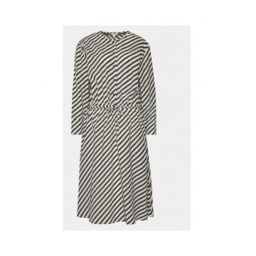Rochie midi cu dungi -