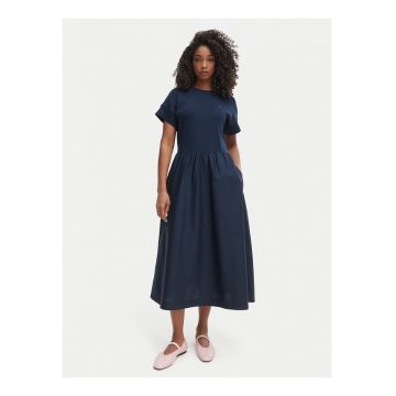 Rochie midi cu maneca scurta