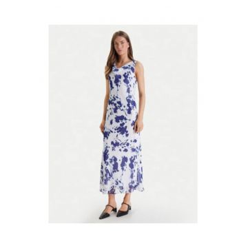 Rochie midi cu print -