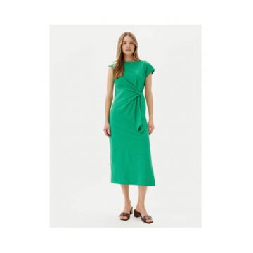 Rochie midi cu slit lateral -