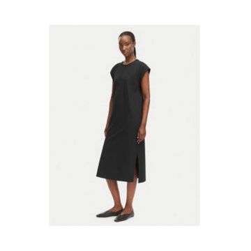 Rochie midi dreapta cu slituri laterale