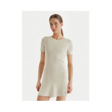 Rochie mini cu decolteu la baza gatului