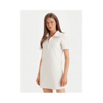 Rochie mini cu fenta cu fermoar