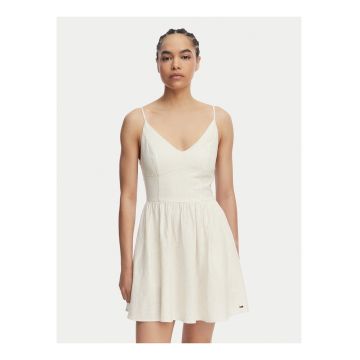 Rochie mini evazatacu decolteu in V