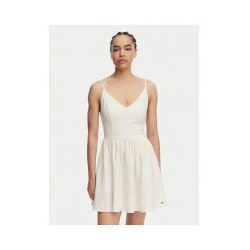 Rochie mini evazatacu decolteu in V