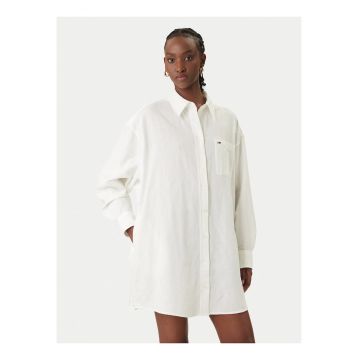 Rochie mini tip camasa cu nasturi