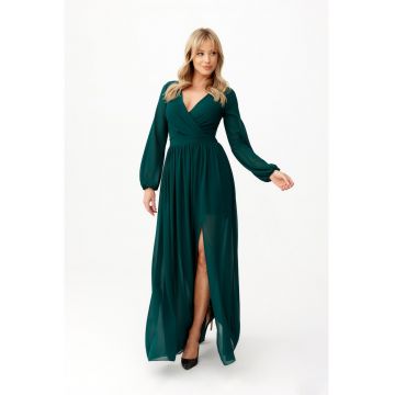 Rochie petrecuta cu slit frontal Stella