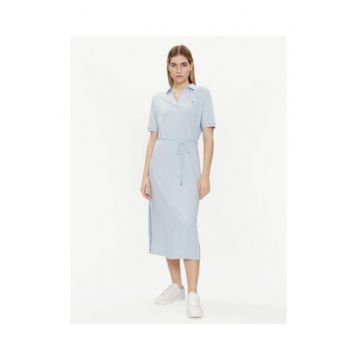 Rochie polo cu cordon in talie