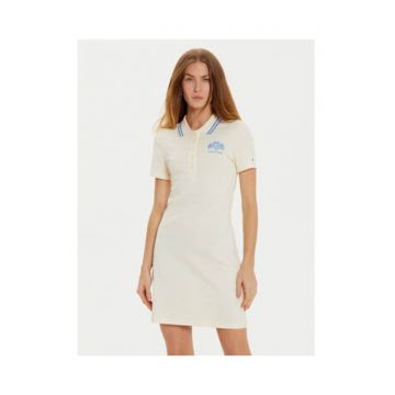 Rochie polo din amestec de bumbac organic