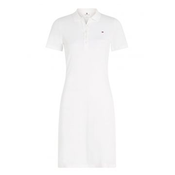 Rochie polo slim fit 1985 - Alb
