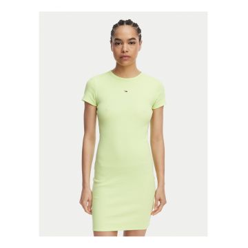 Rochie scurta cambrata cu logo mic