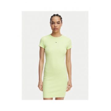 Rochie scurta cambrata cu logo mic
