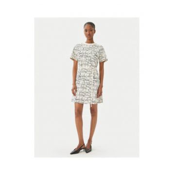 Rochie scurta cu model grafic